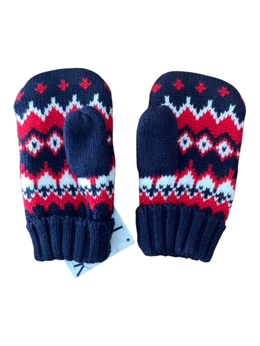 Janie and Jack Multi-Color Mittens Unisex
